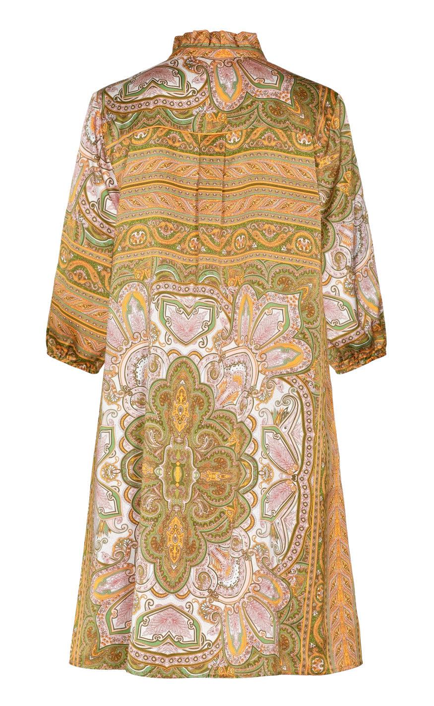 Love & Divine Kjole - Love953-2 - Green Paisley