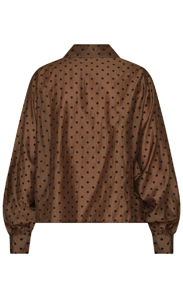 Love & Divine Skjorte - Love1206-2 - Chocolate/Dot