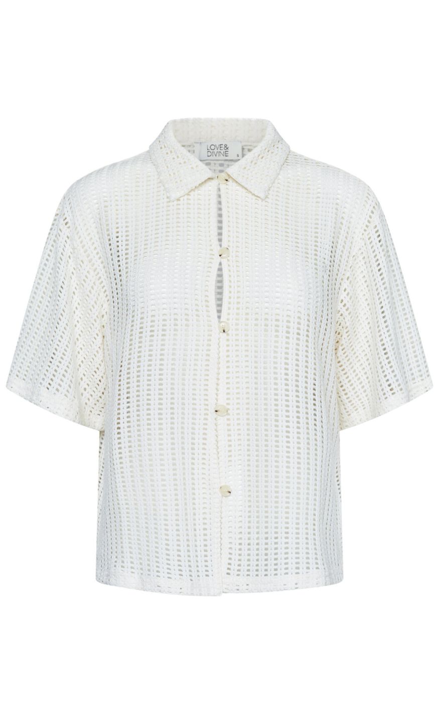 Love & Divine Skjorte - Love1417 - Cream