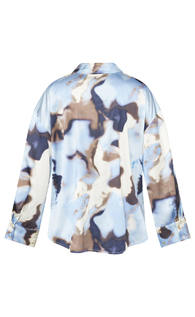 Love & Divine Skjorte - Love1432 - Blue Waterprint