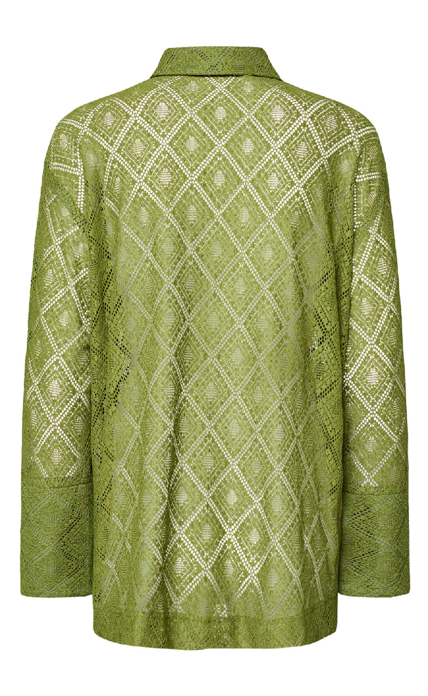 Love & Divine Skjorte - Love1439 - Lime Green