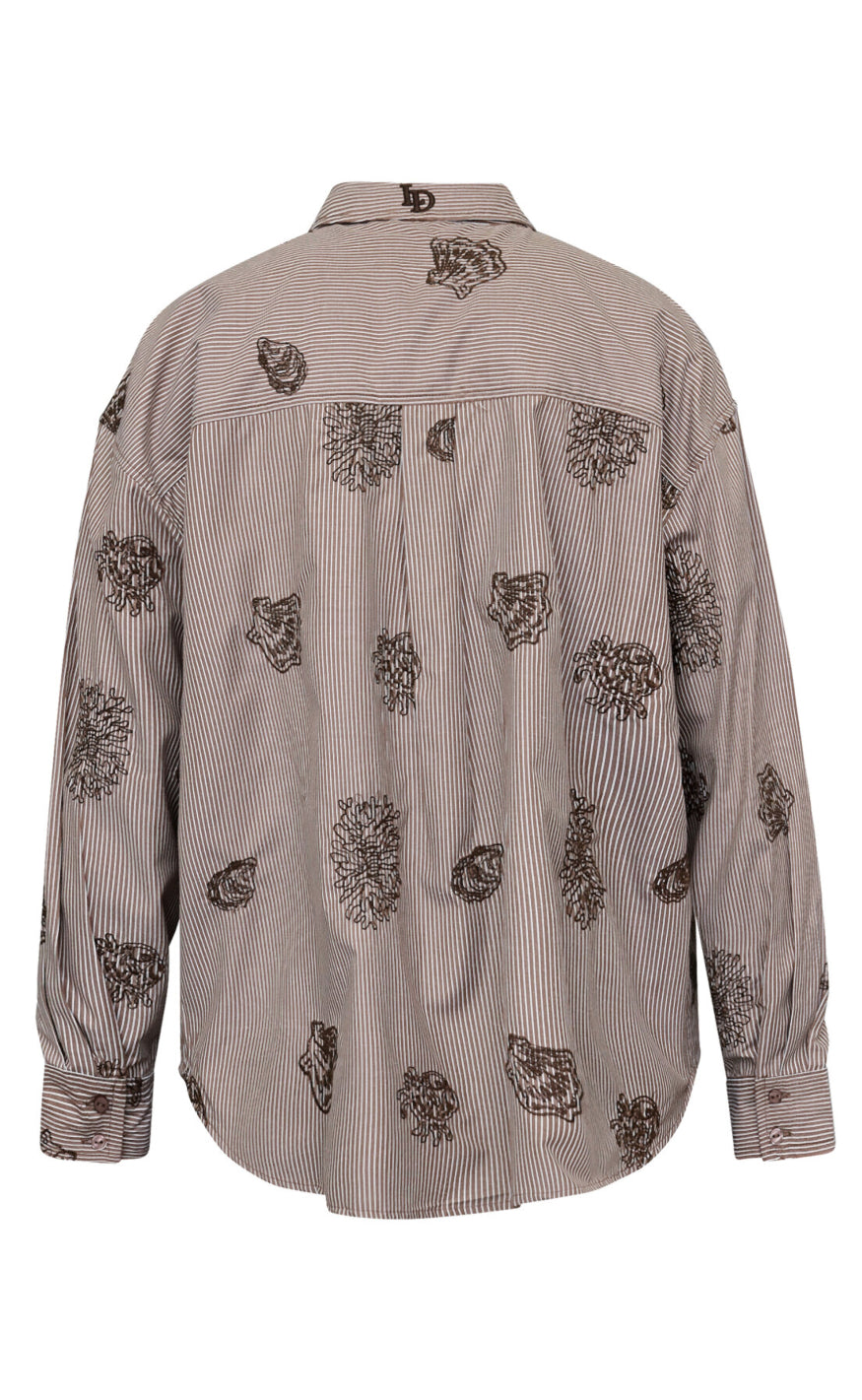 Love & Divine Skjorte - Love1516 - Brown Stripe