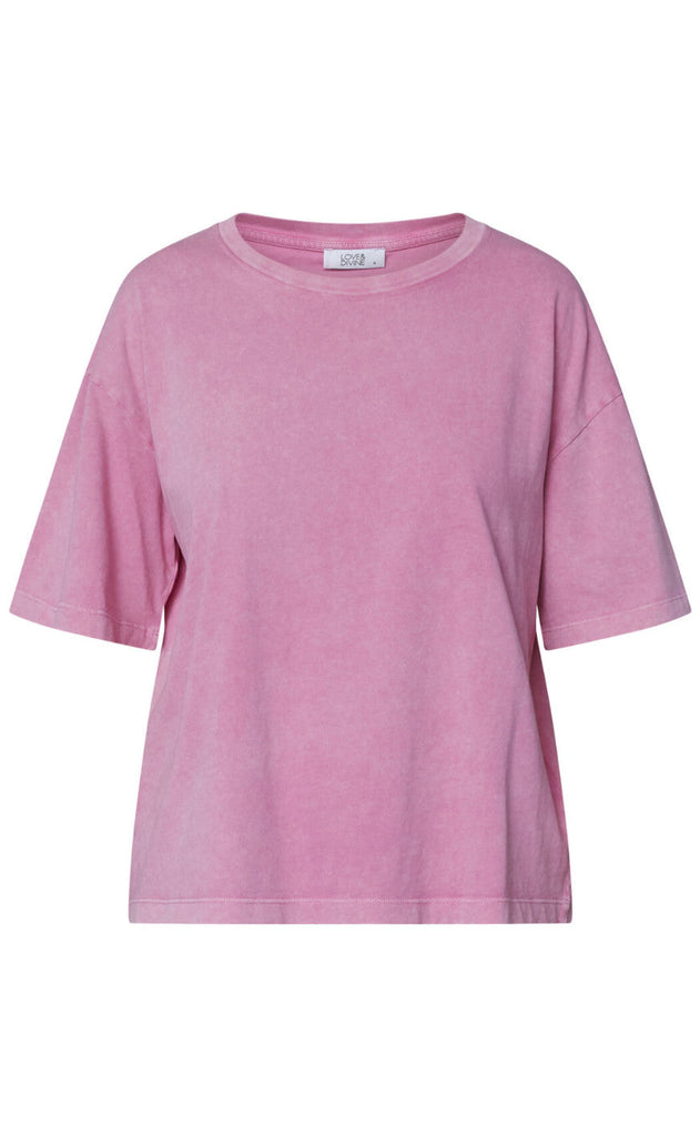 Love & Divine T-shirt - Love1303-1 - Pink Wash
