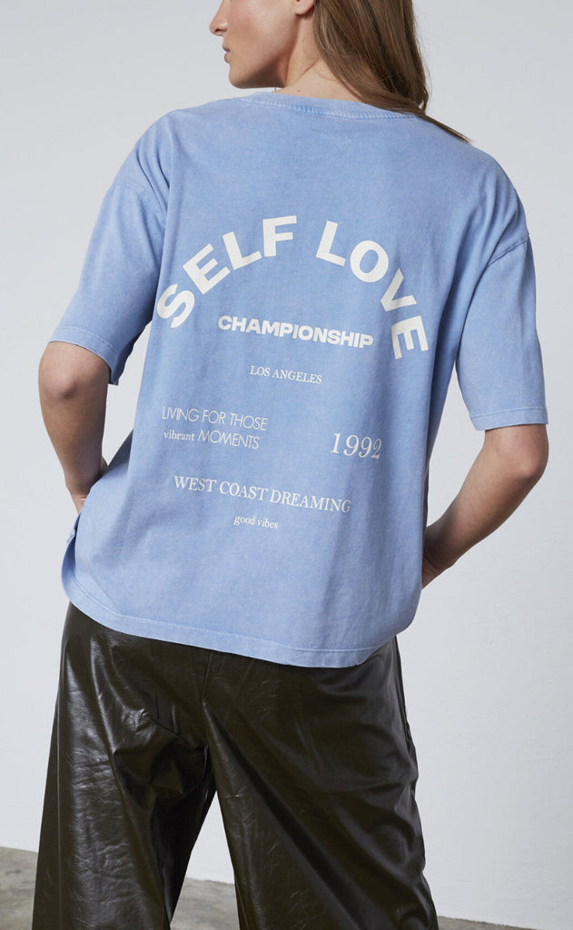 Love & Divine T-shirt - Love1303-2 - Blue Wash