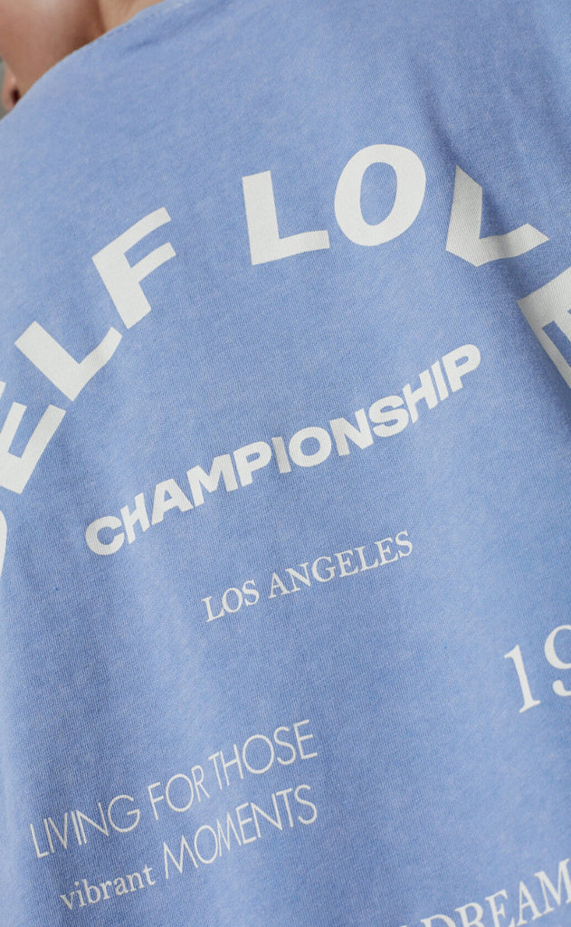 Love & Divine T-shirt - Love1303-2 - Blue Wash