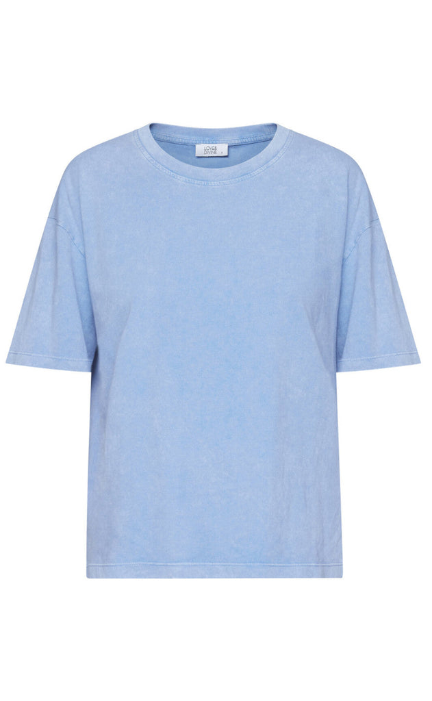 Love & Divine T-shirt - Love1303-2 - Blue Wash