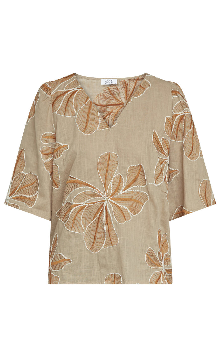 Love & Divine Topp - Love1339 - Sand Flower