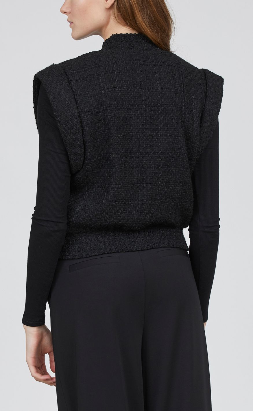 Love & Divine Vest - Love1273 - Black