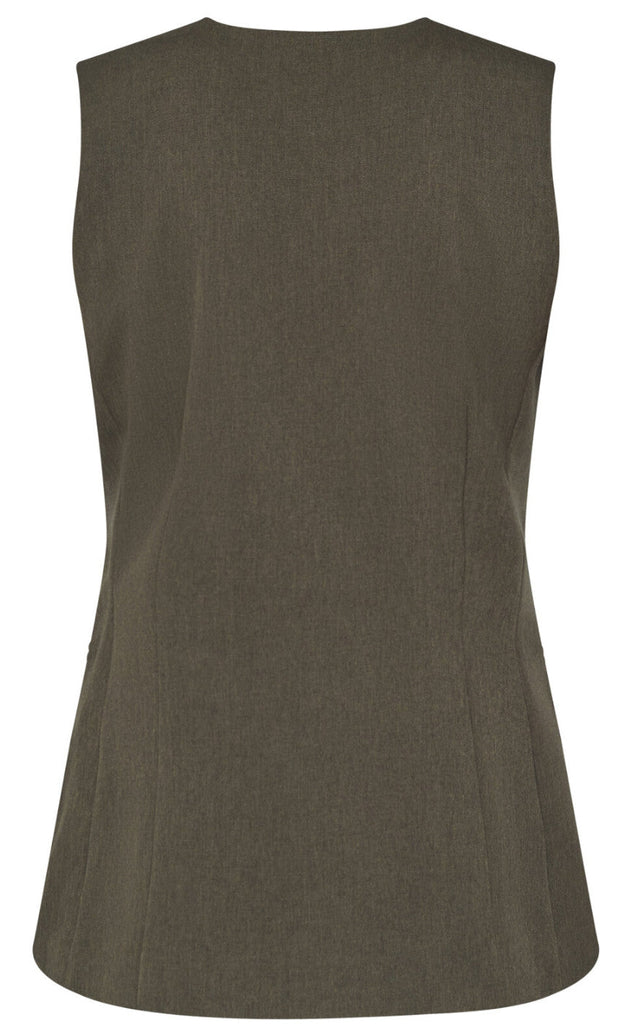 Love & Divine Vest - Love1343 - Brown Mel.