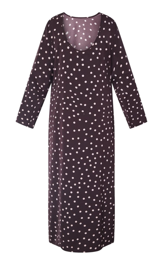 Love&Divine Kjole - Love1421-1 - Bordeaux/Dot