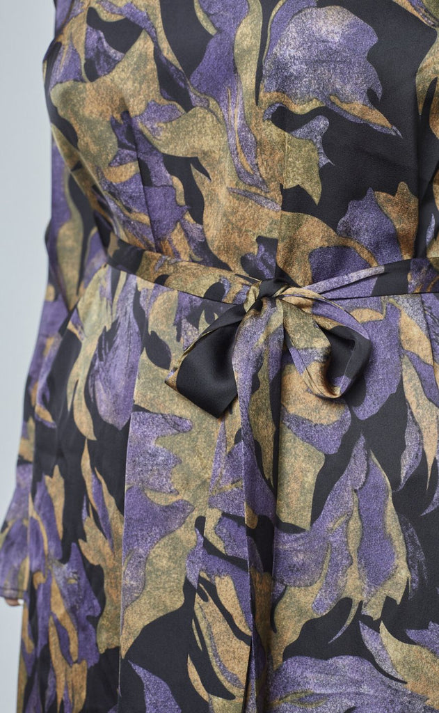 Love&Divine Kjole - Love1421 - Black Flower