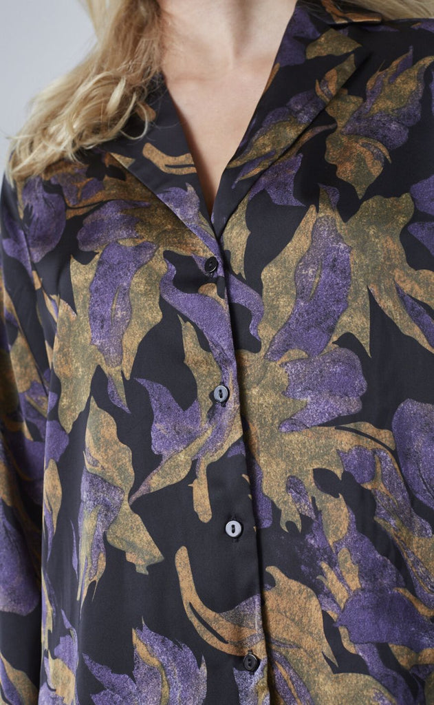 Love&Divine Skjorte - Love1422 - Black Flower