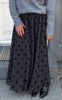 Say INA Copenhagen Skjørt - Lucia - Black w. Black Dots