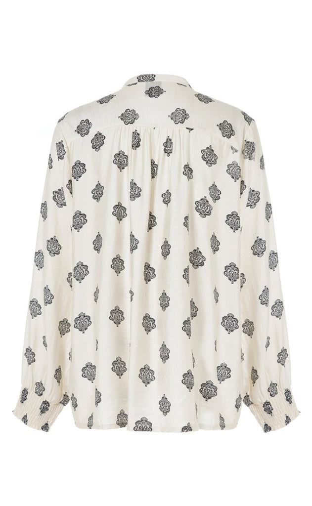 Luxzuz Bluse - Ansigata - Coconut Milk