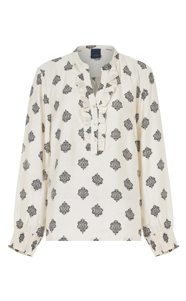 Luxzuz Bluse - Ansigata - Coconut Milk