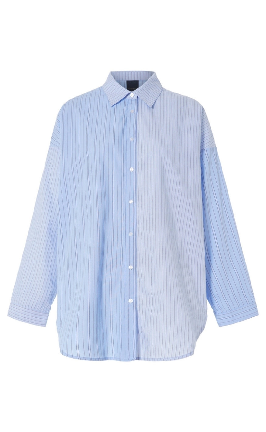 Luxzuz Bluse - Mixie - Bell Air Blue