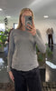 Luxzuz Bluse - Siga Bamboo - Grey Marl