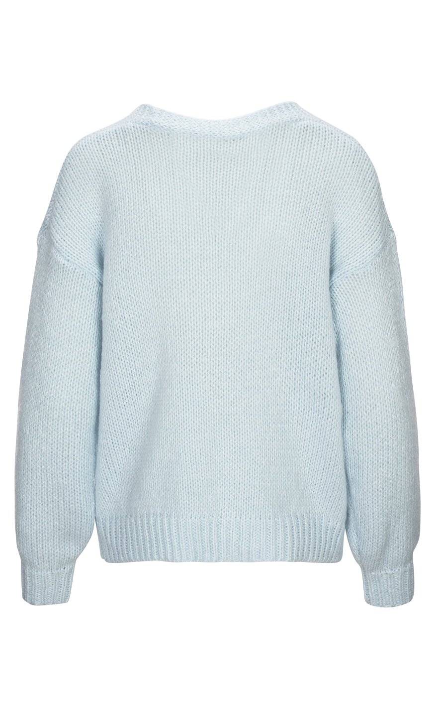 Luxzuz Cardigan - Bendie - Baby Blue