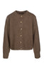 Luxzuz Cardigan - Elida - Cocoa Brown