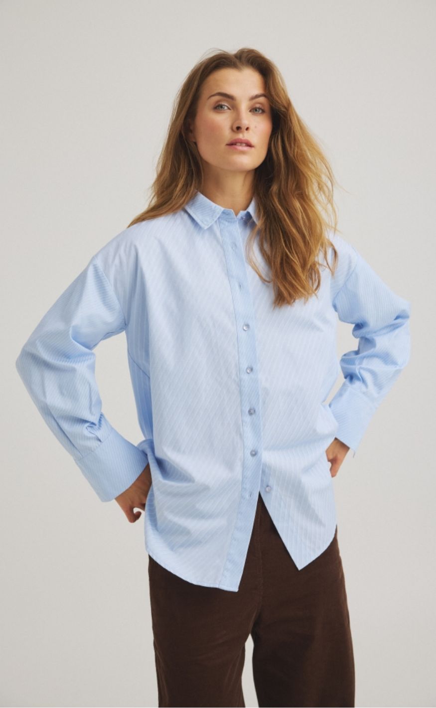 Luxzuz Skjorte - Gertantia - 535 Colony Blue