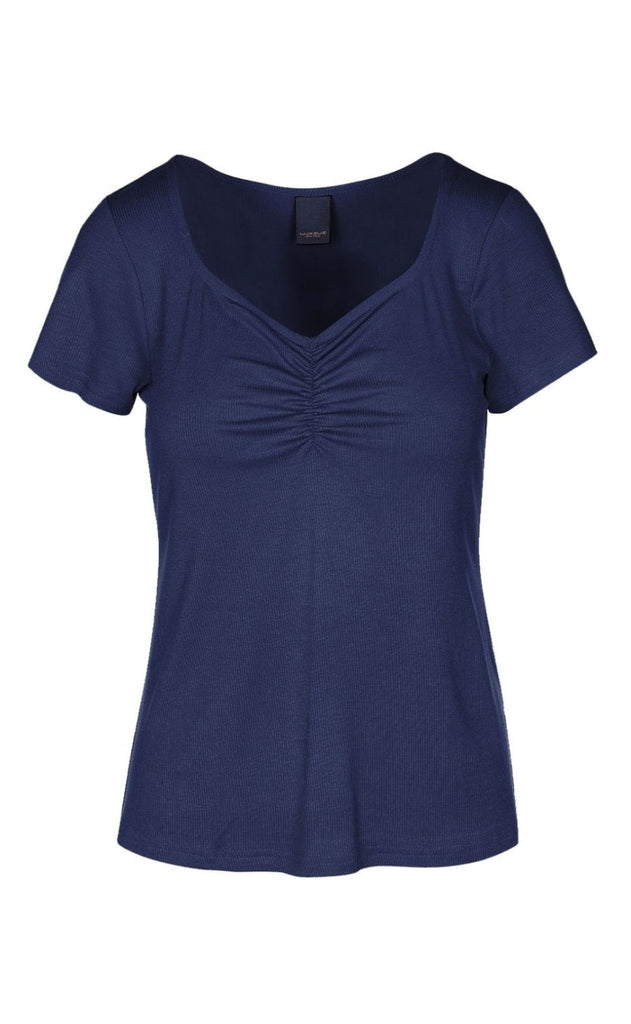 Luxzuz T-shirt - Klaudine - Mood Indigo