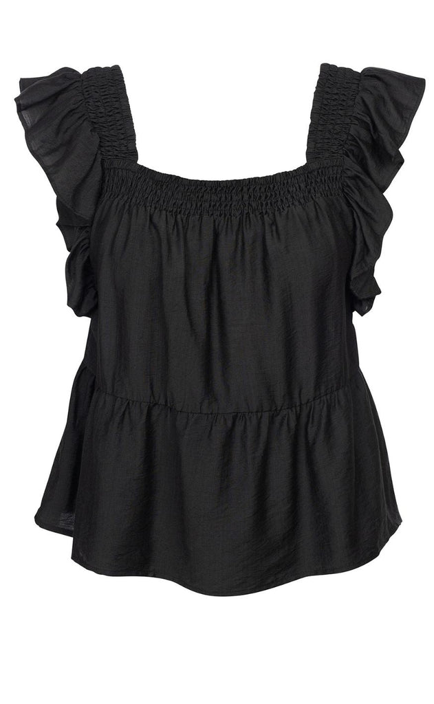Luxzuz Topp - Rufusine - Black