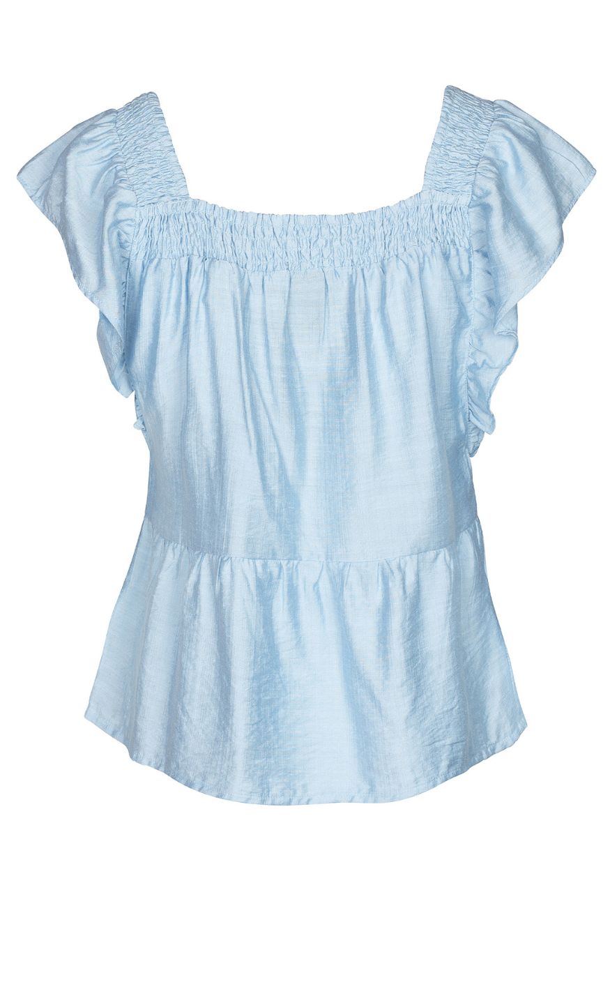 Luxzuz Topp - Rufusine - Chambray Blue