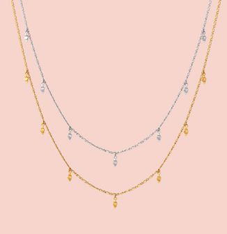 Maanesten Halskjede - Una - Gold Colour