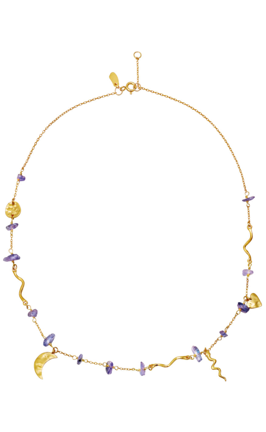 Maanesten Halskjede - Yolanda - Gold