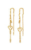 Maanesten Øredobber - Eliori Twinkle - Gold Colour
