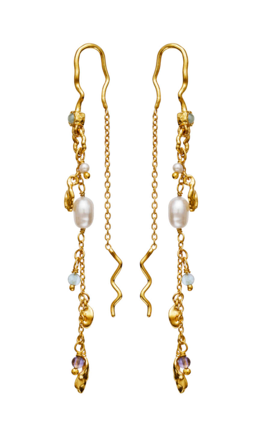 Maanesten Øreringer - Poppy - Gold