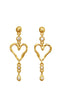 Maanesten Øredobber - Sabi Twinkle - Gold Colour