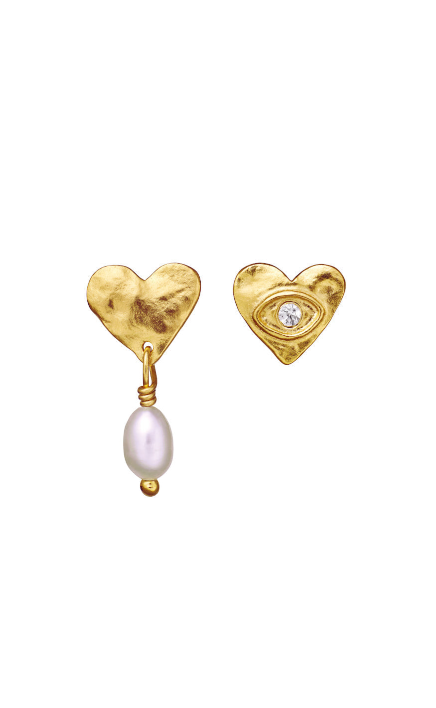 Maanesten Øreringer - Vesta - Gold