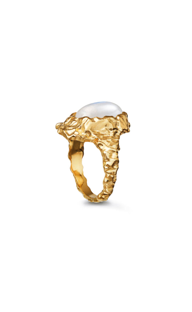 Maanesten Ring - Gudinde - Gold