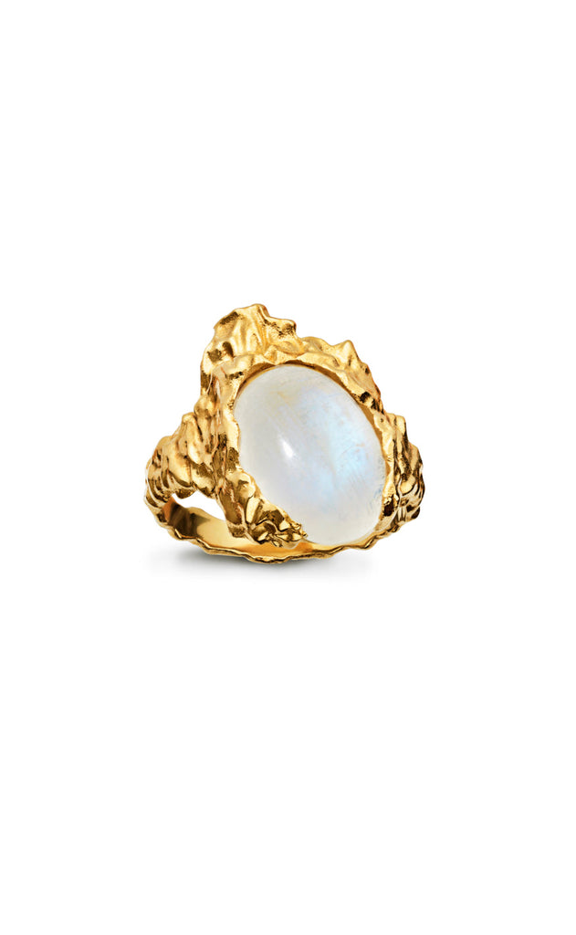 Maanesten Ring - Gudinde - Gold