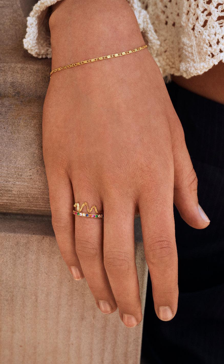 Maanesten Ring - Pari - Gold Colour