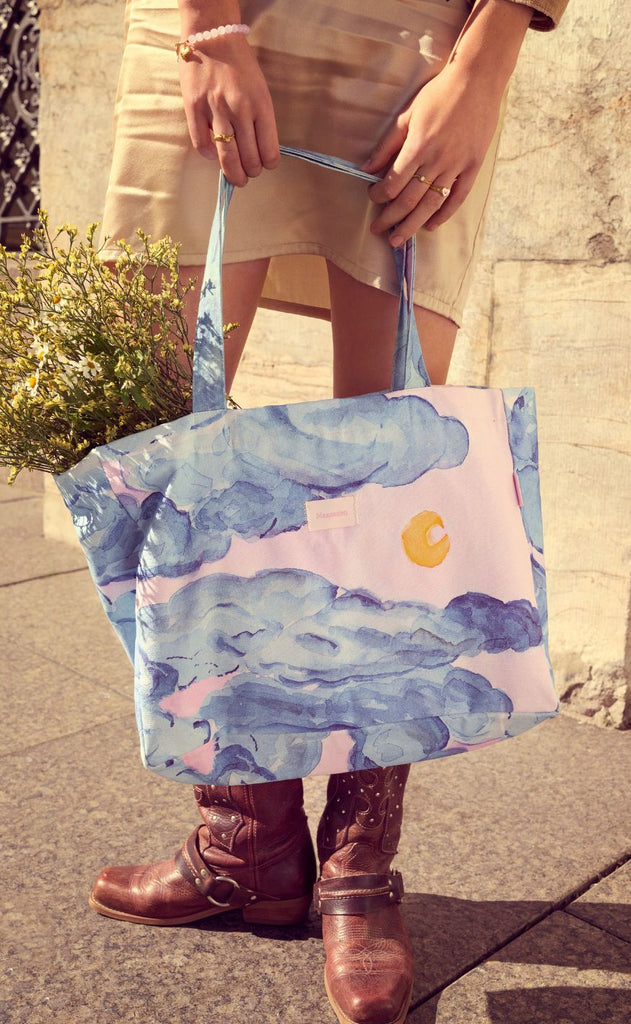 Maanesten Totebag -  Big Canvas - Moonshine Rose