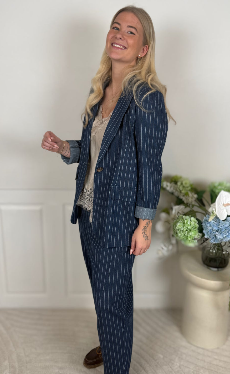 Marta Du Chateau Blazer - Lenia - Denim