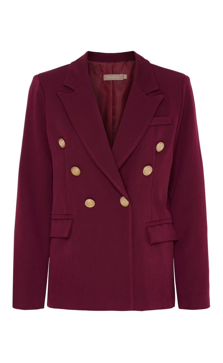 Marta Du Chateau Blazer - Topaz - Bordeaux