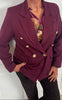 Marta Du Chateau Blazer - Topaz - Bordeaux