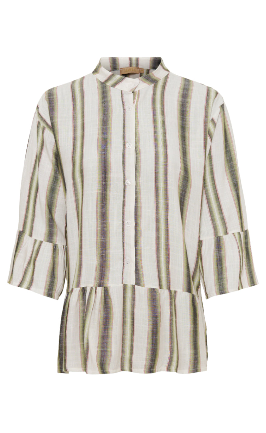 Marta Du Chateau Bluse - 5588 - Green