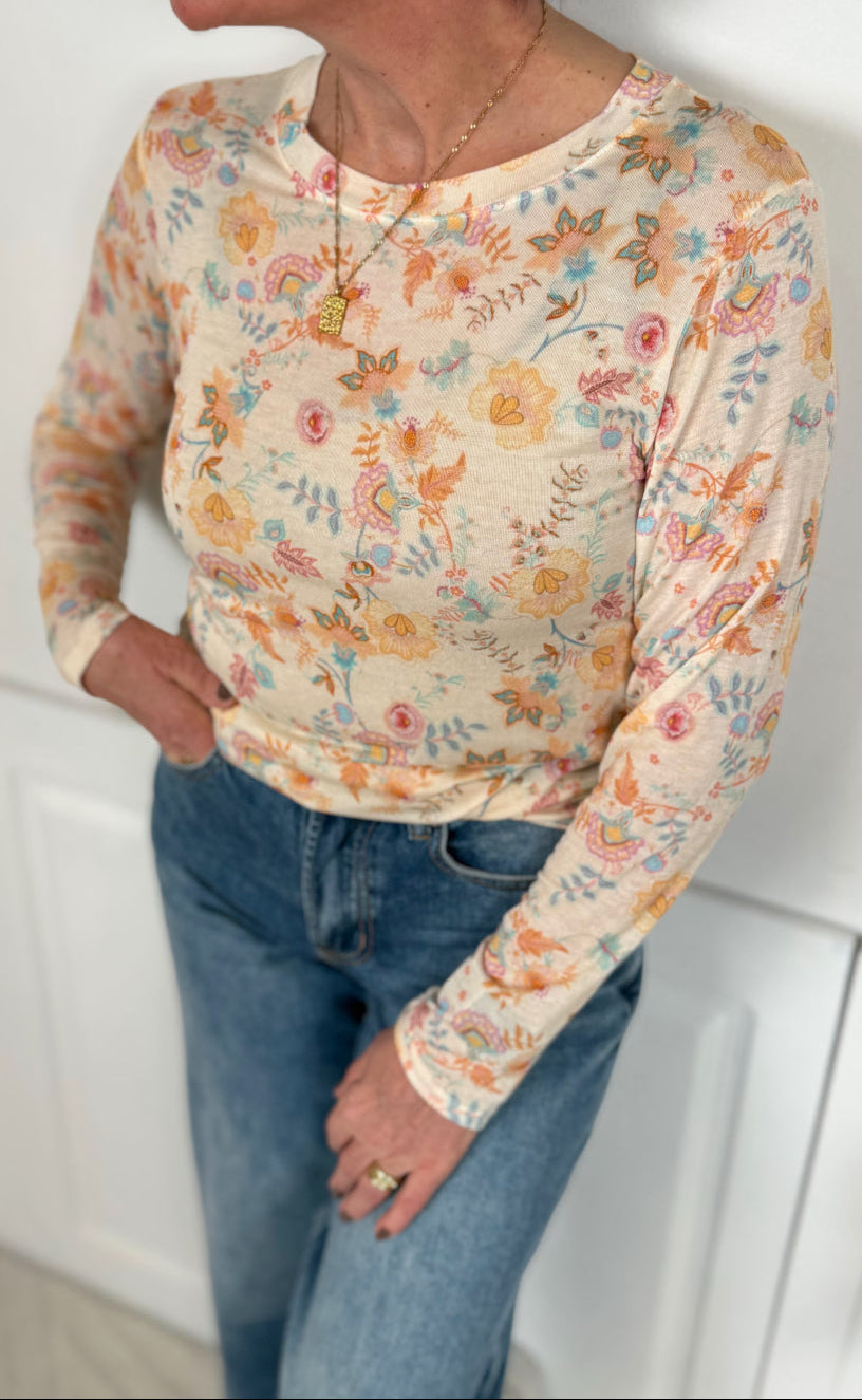 Marta Du Chateau Bluse - Elissa - Beige