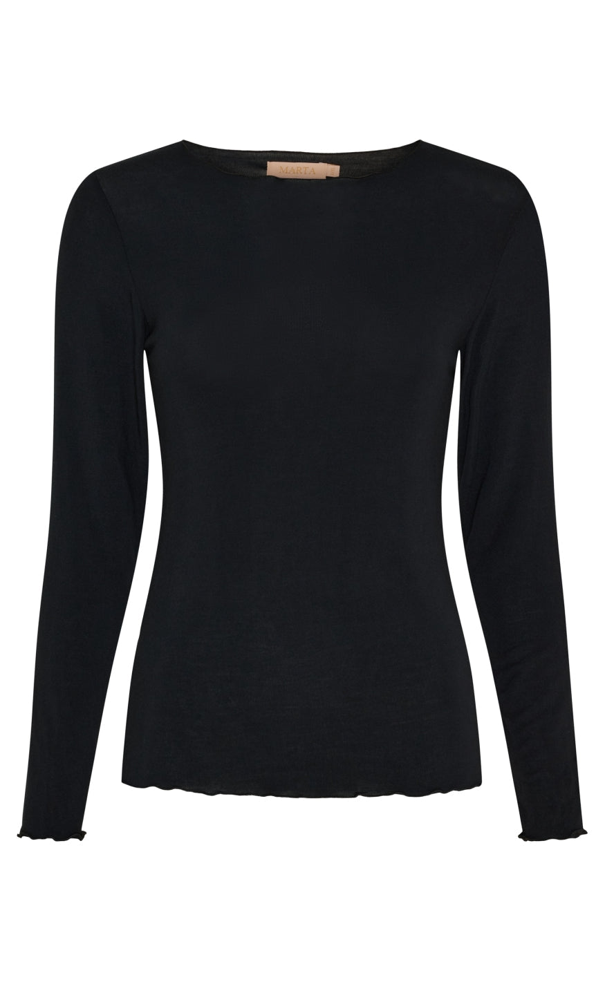Marta Du Chateau Bluse - Leonora - Black