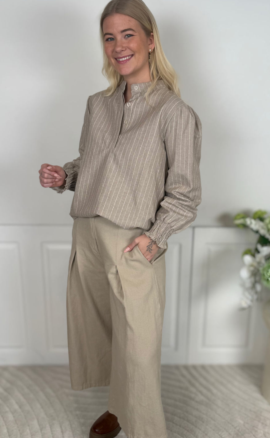 Marta Du Chateau Bluse - Malou - Sand2