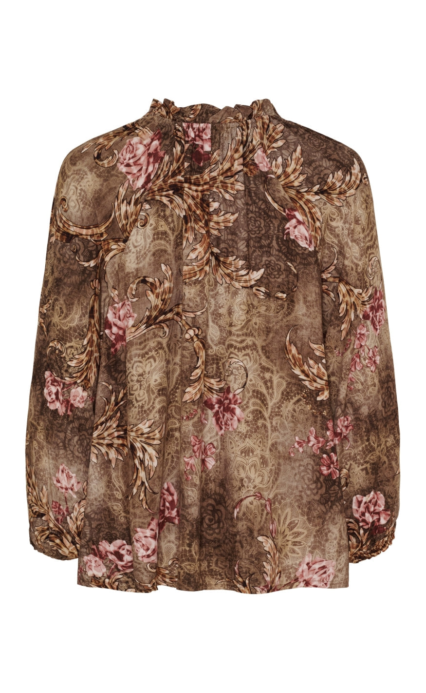 Marta Du Chateau Bluse - Octavia - Fango
