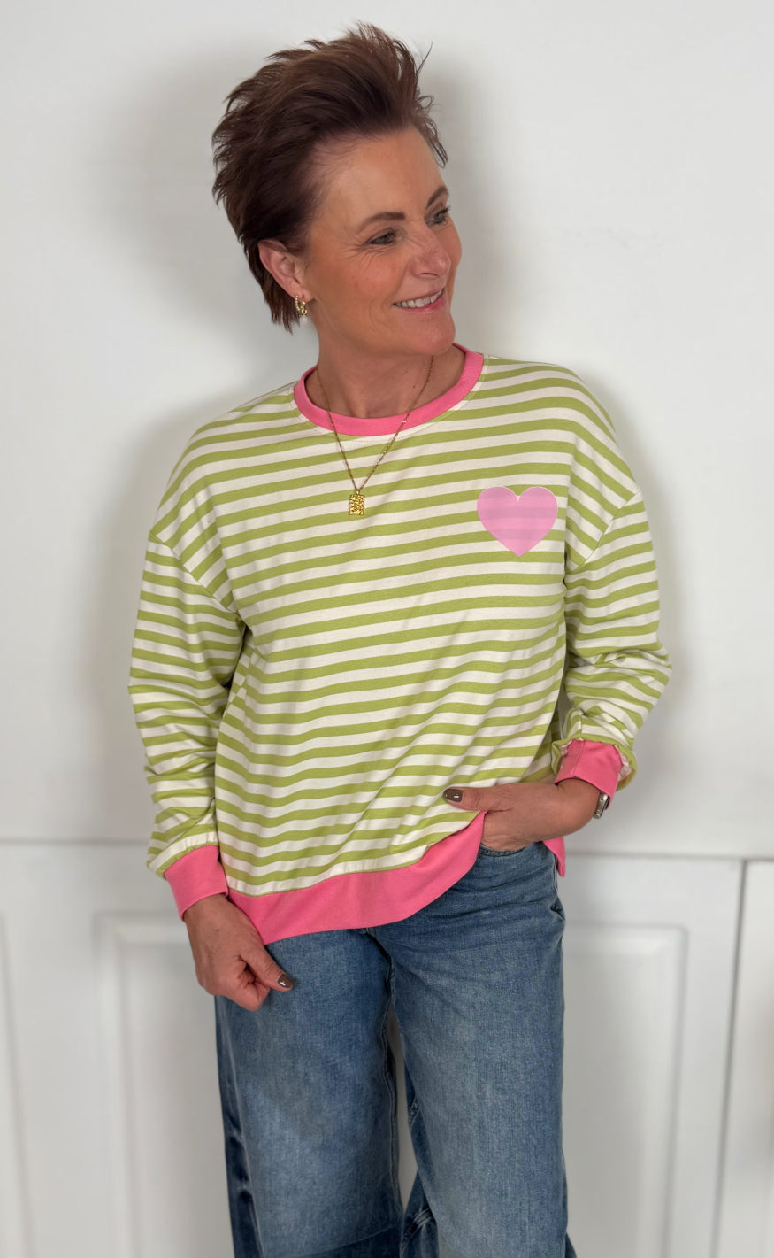 Marta Du Chateau Bluse - Vilda - Green/Baby