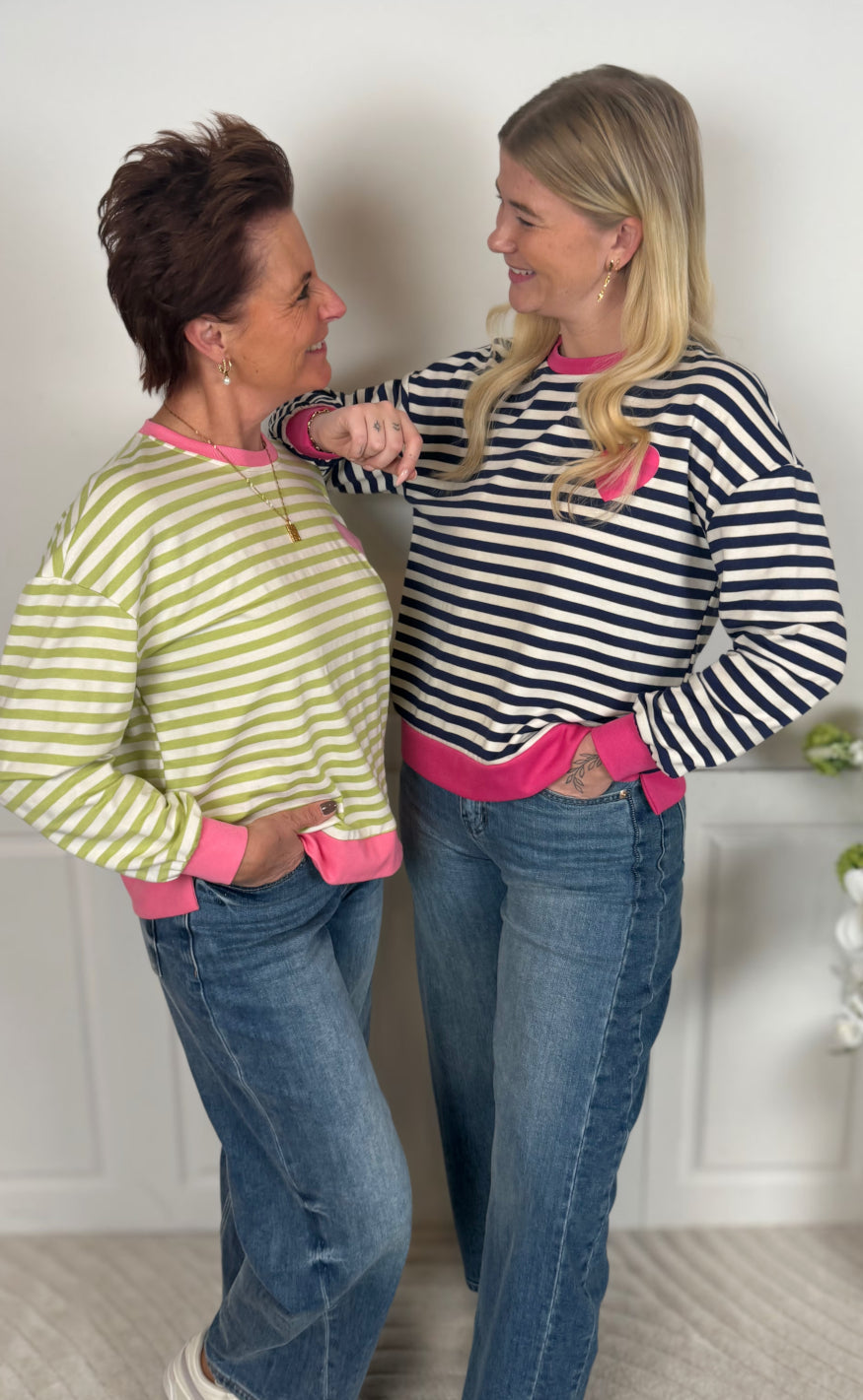 Marta Du Chateau Bluse - Vilda - Navy/Fuxia