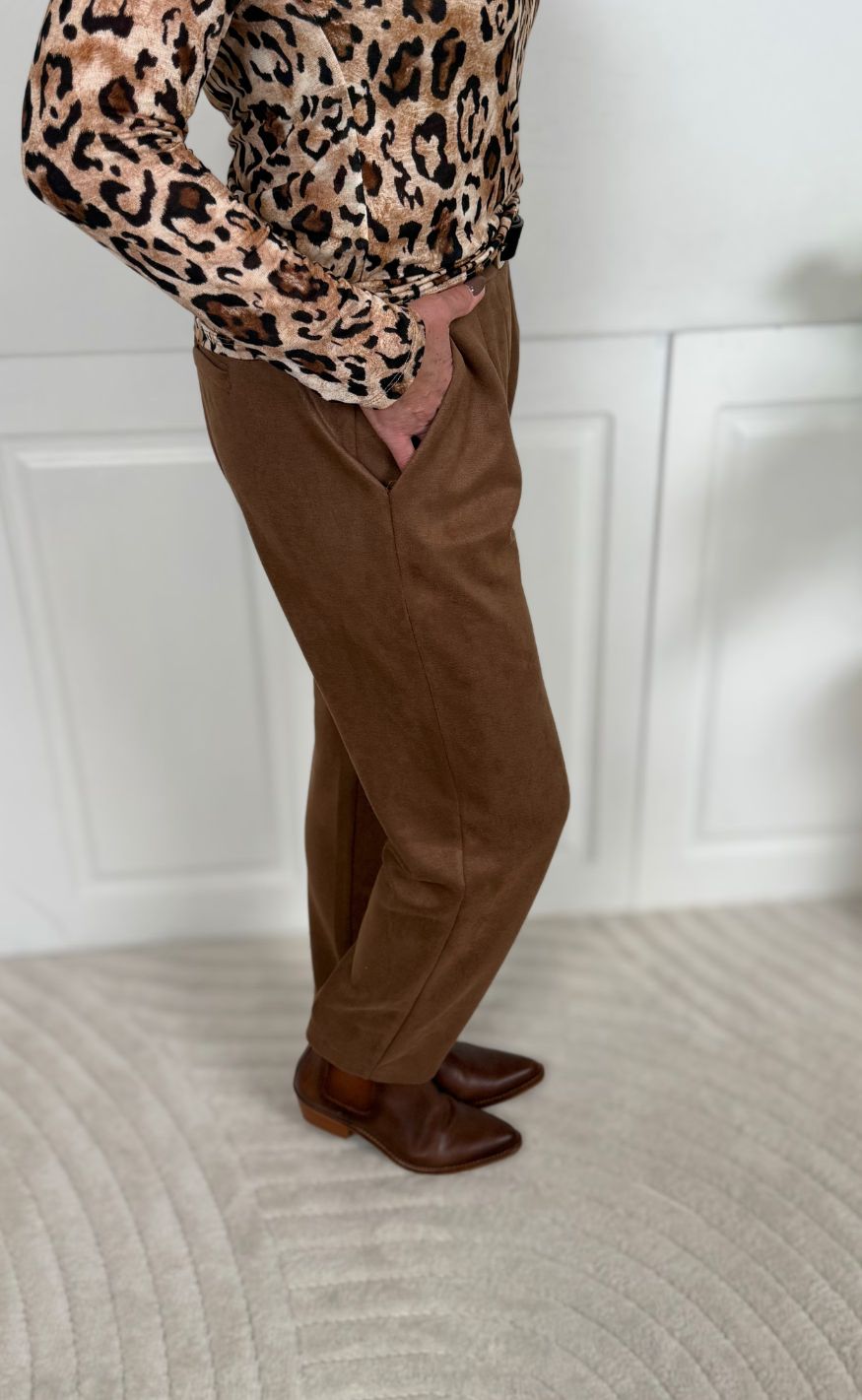 Marta Du Chateau Bukser - Annelise - Brown276