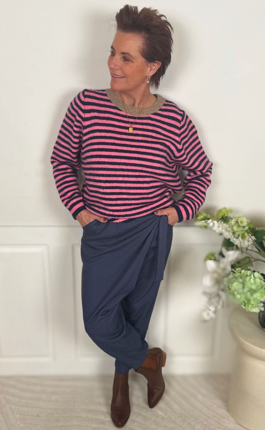 Marta Du Chateau Bukser - Lorna - Dark Denim