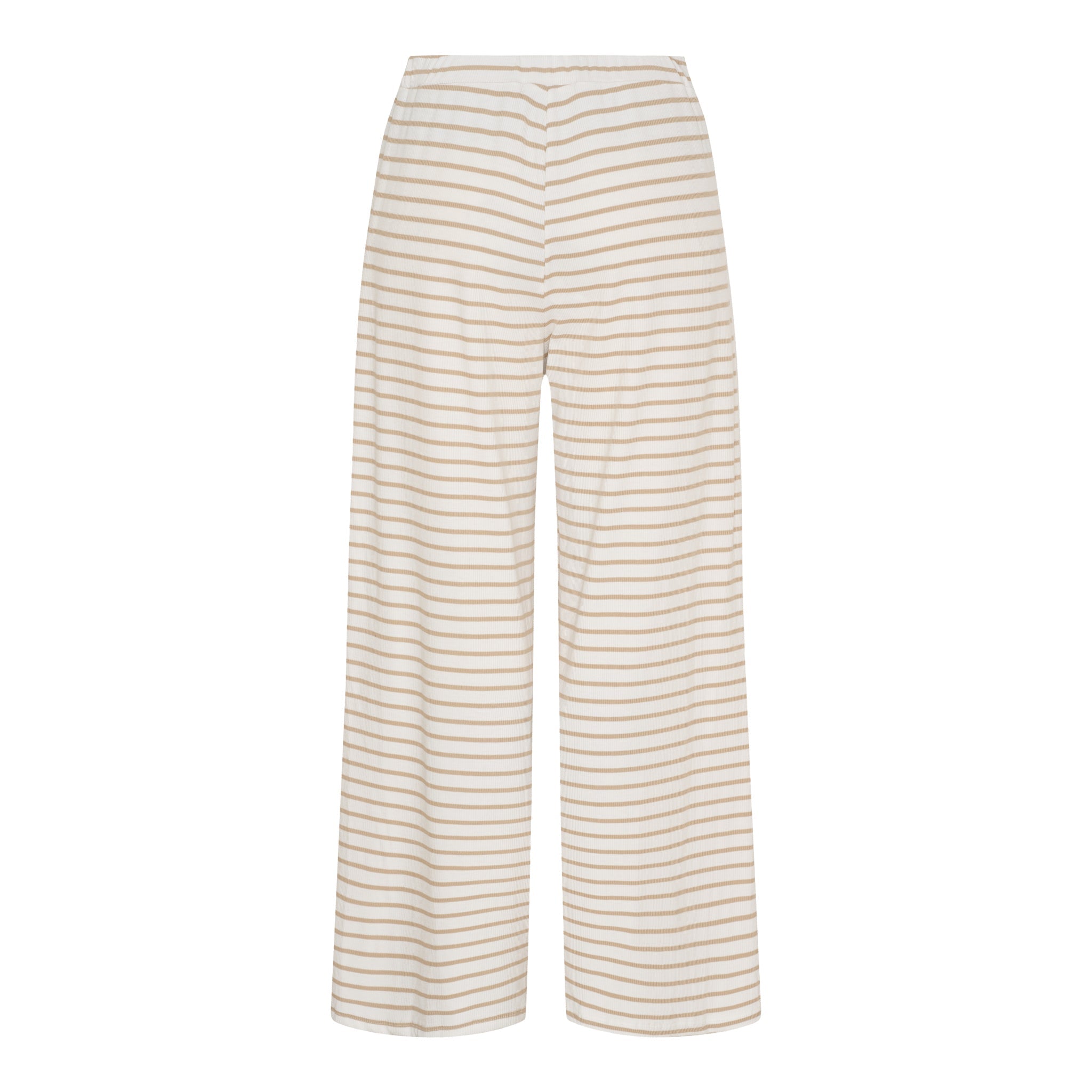 Marta Du Chateau Bukser - Mireya - White/Camello Stripe